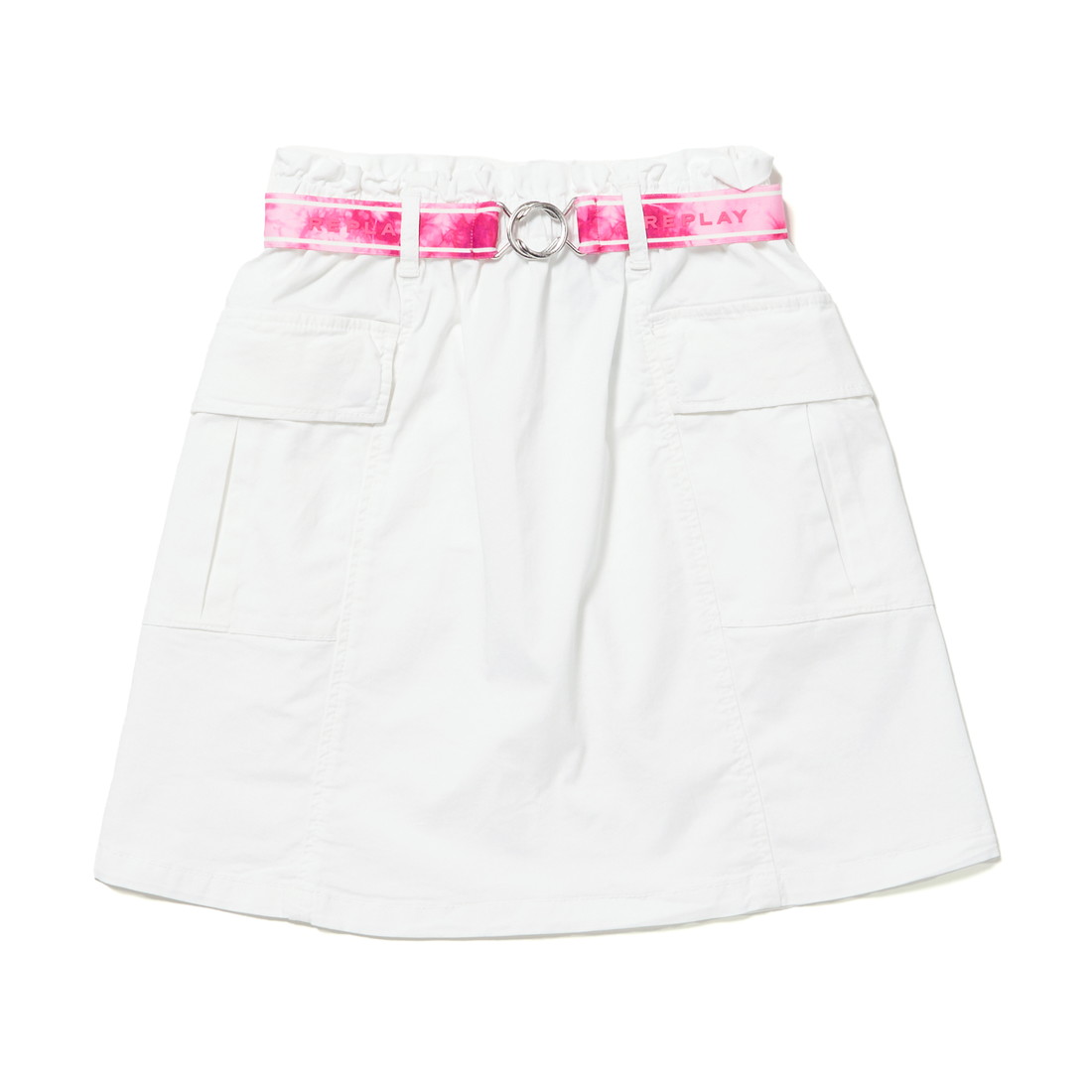 ストレッチギャバジンスカート 詳細画像 ホワイト 1